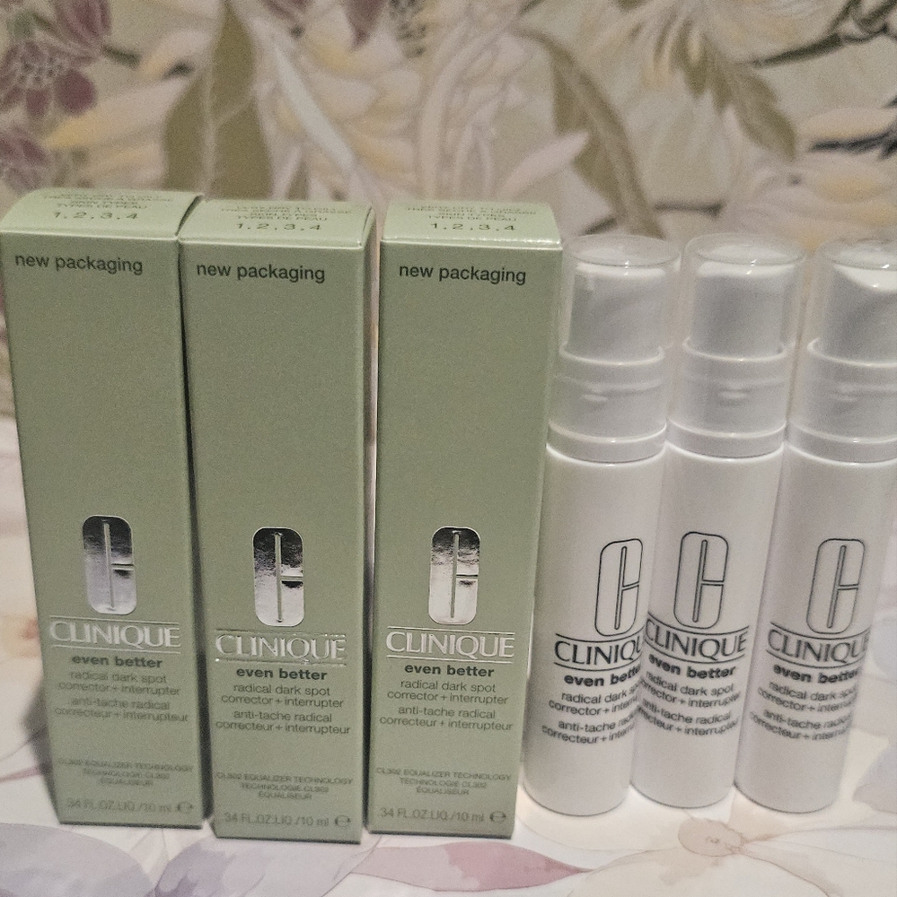 3x 10ml Clinique Even Better Radical Dark Spot Corrector Interrupterc-30ml total